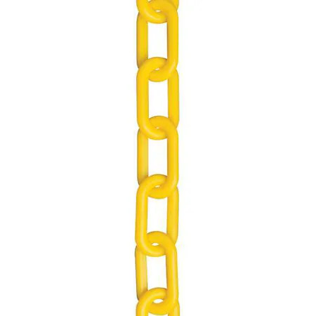 Plastic Chain, Yellow, 50 Ft Length, Gloss, 50002-50