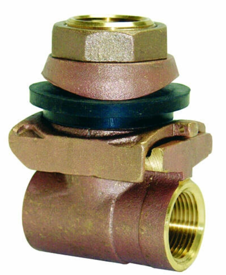 Water Source PA125NL Pitless Adapter, Brass, 1-1/4-In. - Quantity 1