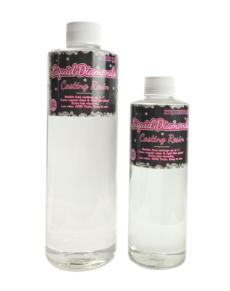 Liquid Diamonds Epoxy Resin for casting - 24 oz kit