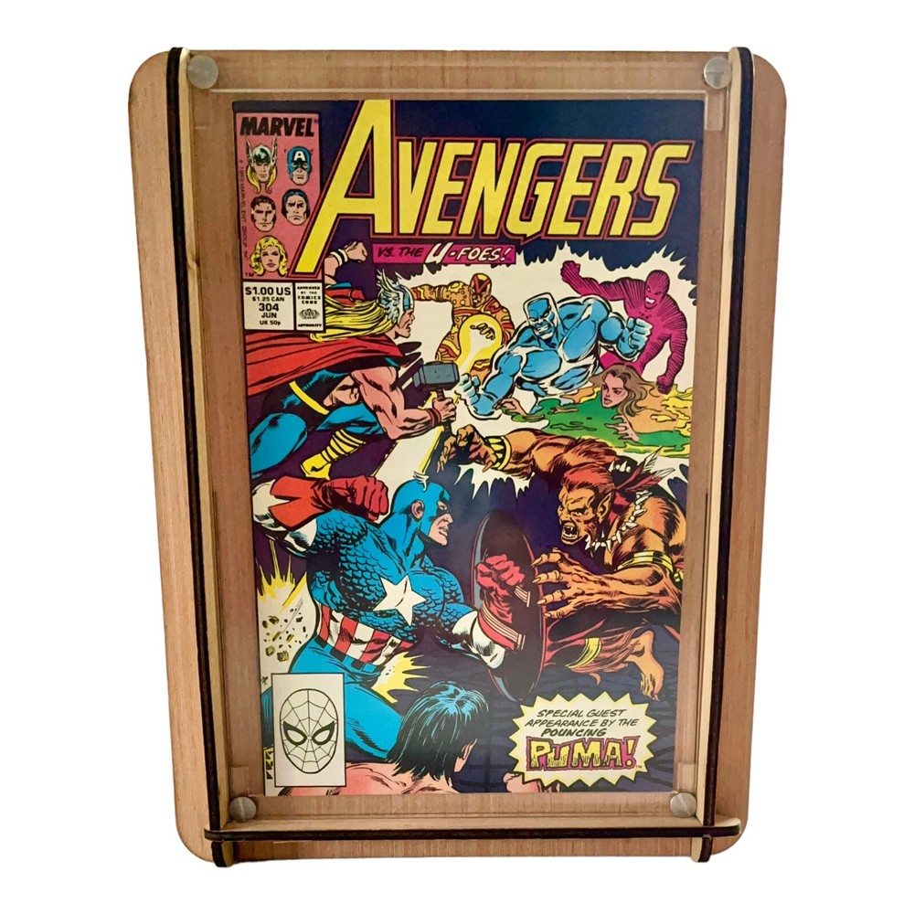 Comic Storage/Display Box + Vintage Avengers Comic Book #304 - A Great Gift