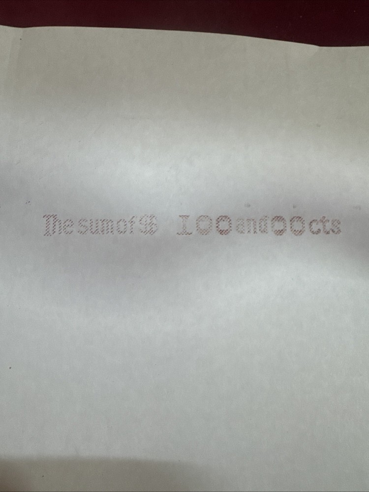 F & E "Excel" Model by Hedman Co Chicago - Vintage Check Printer- Working (D2)