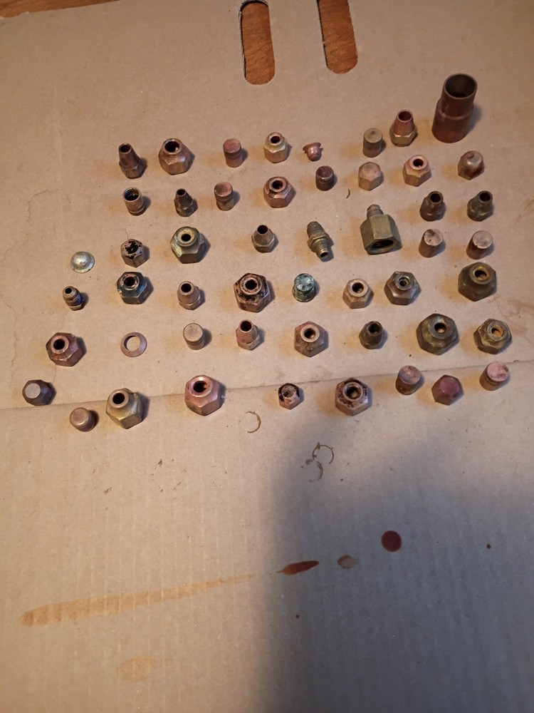 assorted hvacr fittings