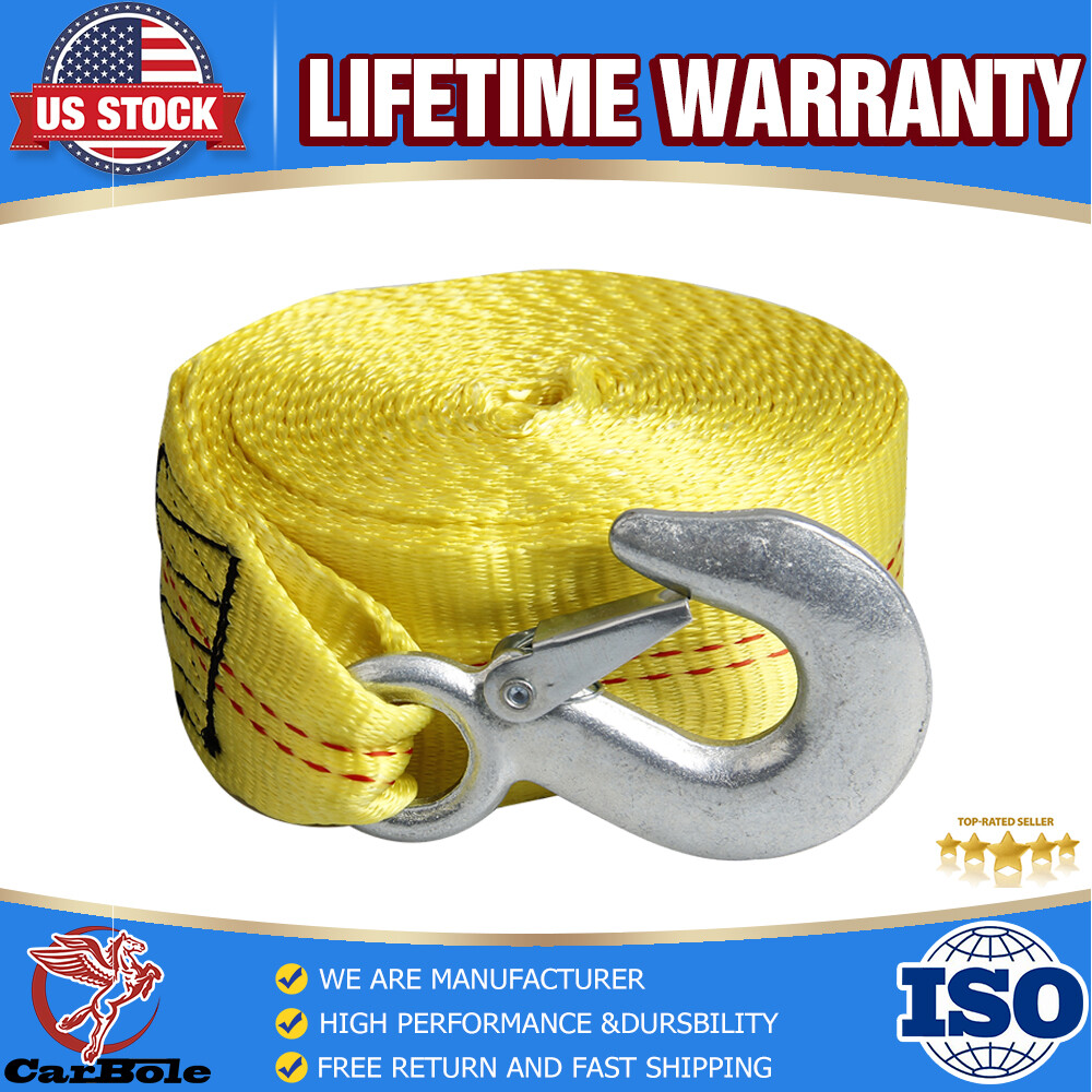 Boat Trailer Winch Replacement Strap 10,000lbs Breaking Strength 2" Wide x 20' L