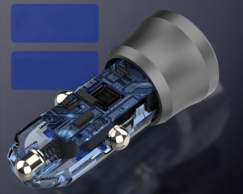 48W QC18W+PD30W Mini Car Charger Cell Phone Fast Charge Adapter Accessories