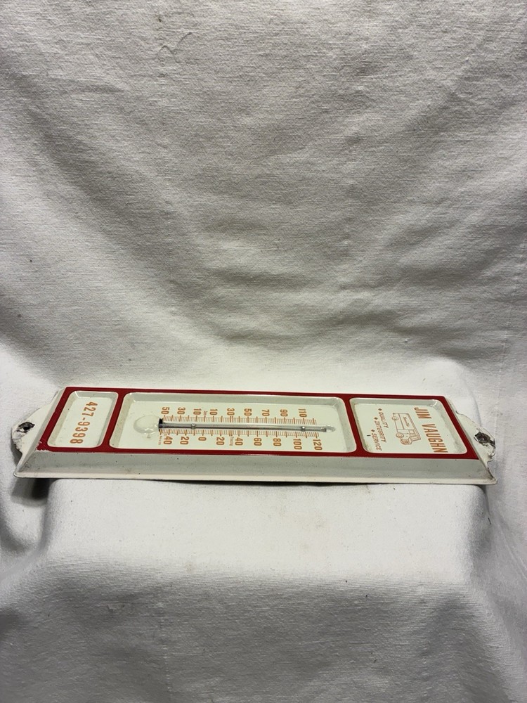 ADVERTISING THERMOMETER Jim Vaughn Quality Integrity Service