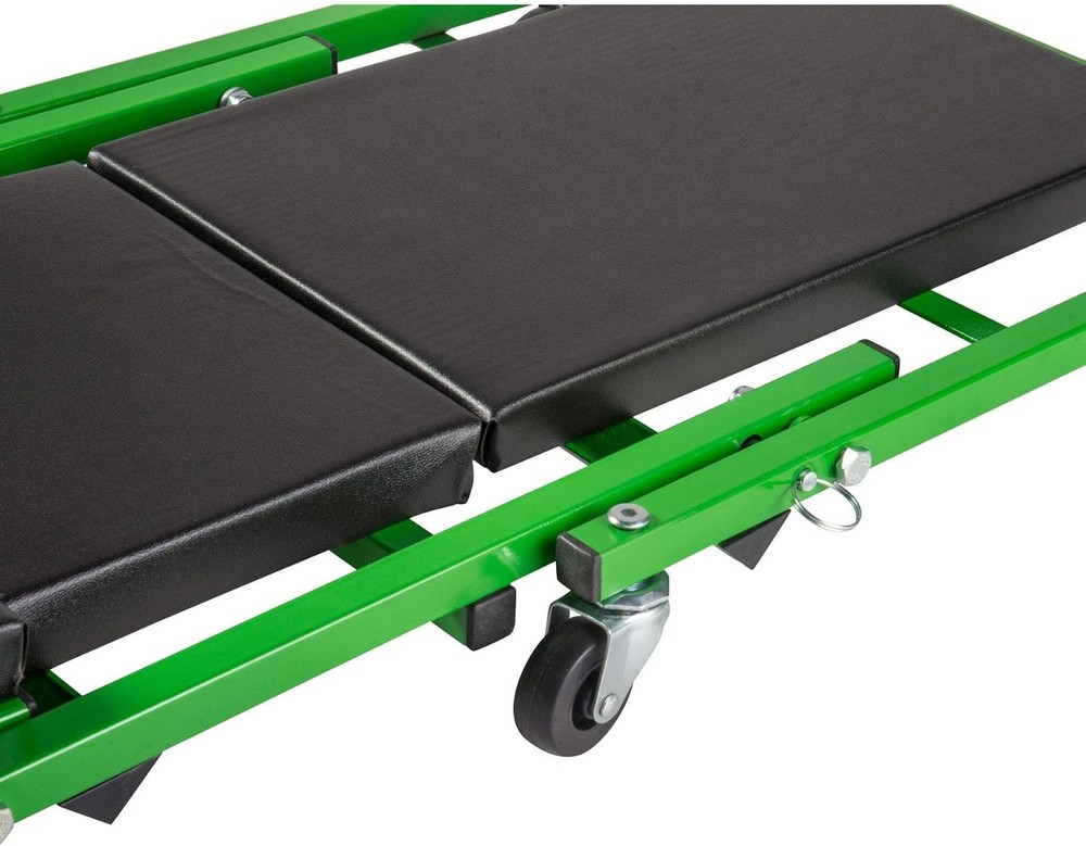 Black/Green 300 Lbs Mechanic Creeper