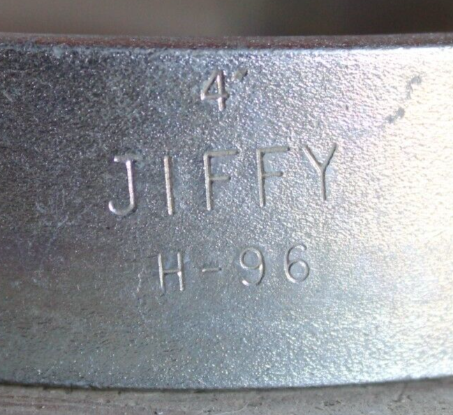 Jiffy H-96 4" 1-Hole Pipe Strap