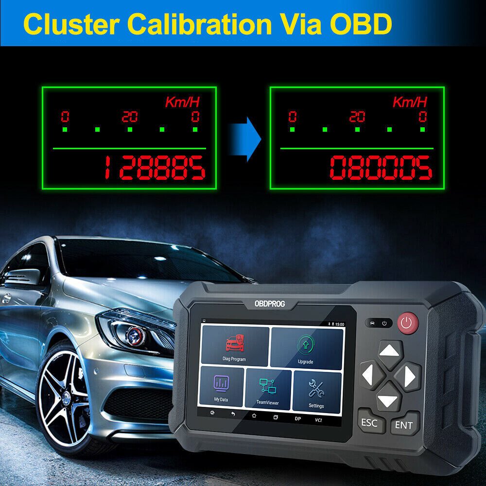 OBDPROG M500 Mileage Odometer Correction Diagnostic Oil Reset Tool Code Reader