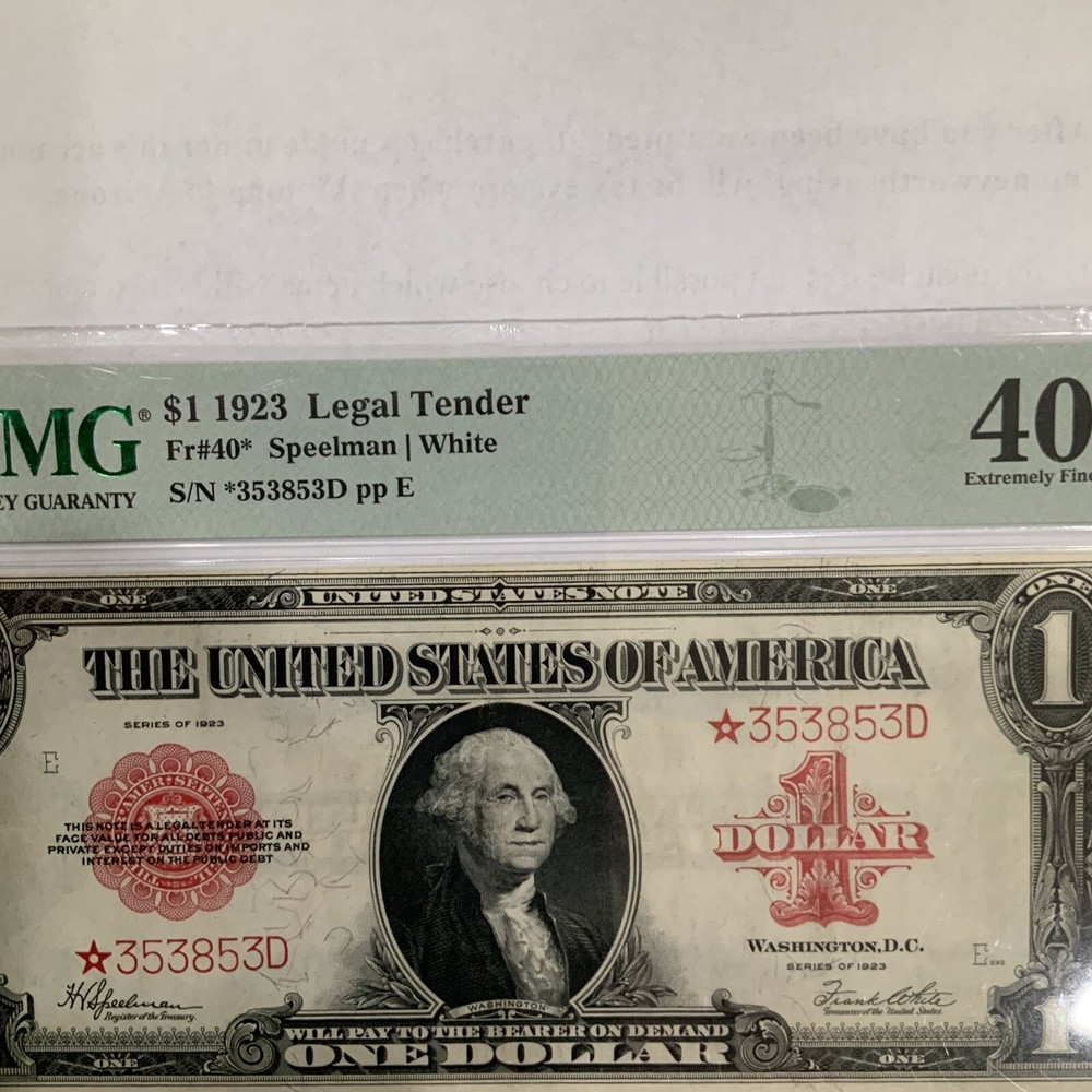 FR40*STAR NOTE.PMG40 Extremely Fine.