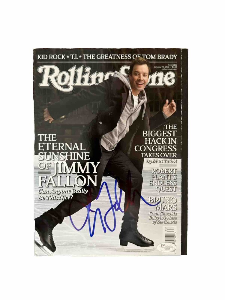 Jimmy Fallon Signed (January 20th 2011) Rolling Stone Magazine JSA