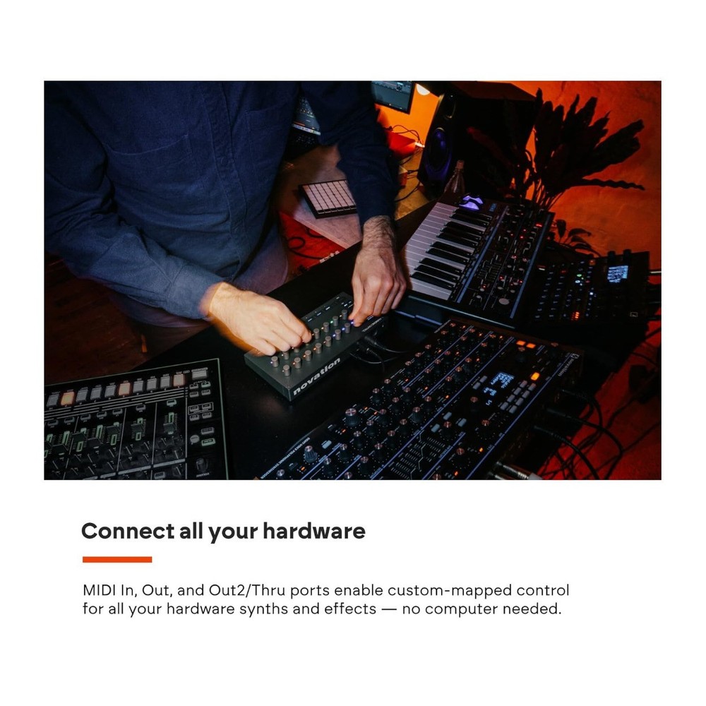 Novation Launch Control 3 MIDI Controller with DAW Hardware Integration (Black)
