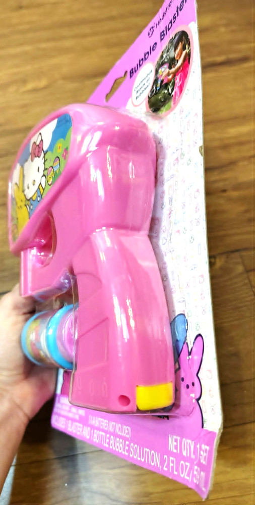 Peeps X Hello Kitty Bubble Blaster- Including Bubbles New