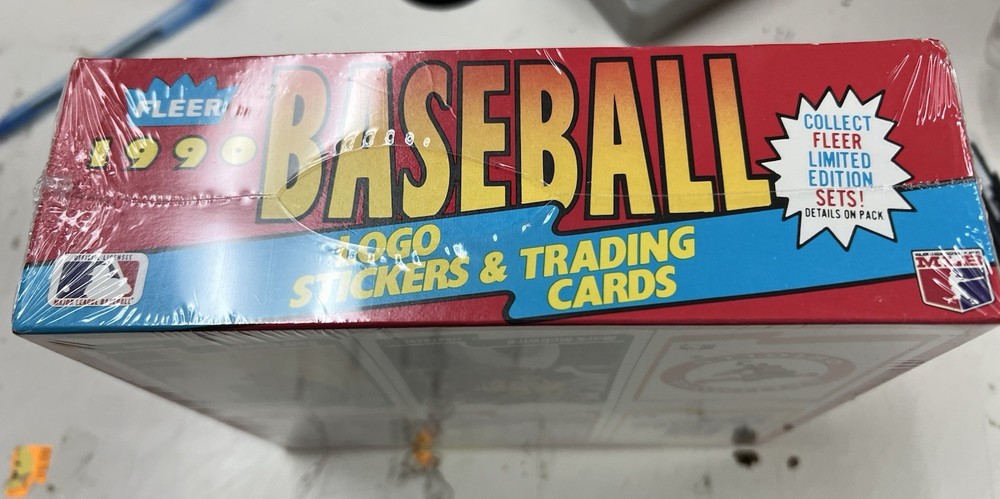 1990 FLEER BASEBALL CELLO BOX (24 PACKS)