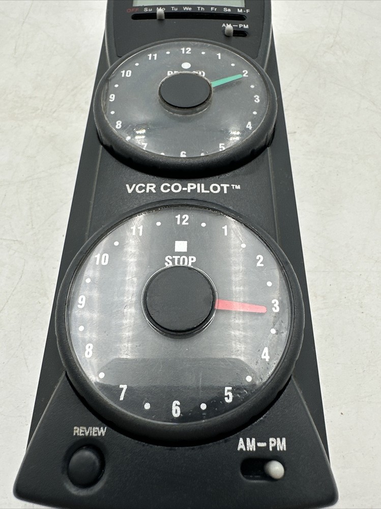 Original VCR Co-Pilot Remote Program & Record VHS Remote Control Tested Works!