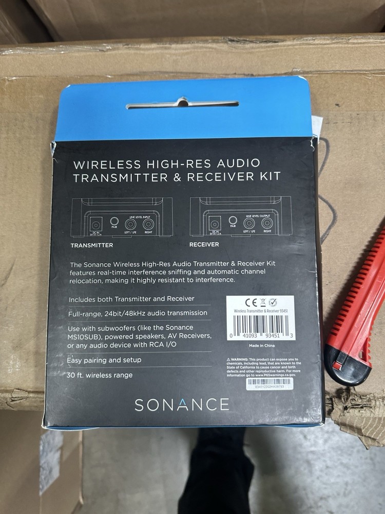 Sonance - MS WIRELESS KIT - Wireless Transmitter and Receiver Kit (Each) - Black