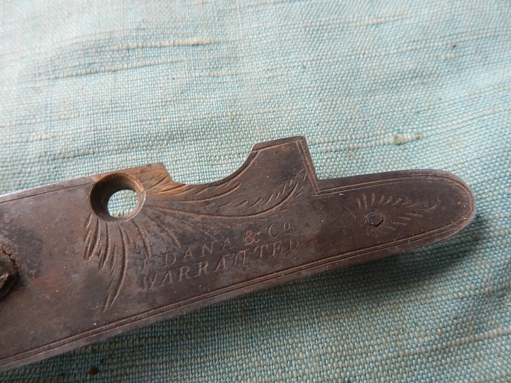 Dana & Co. Warrented percussion rifle lock