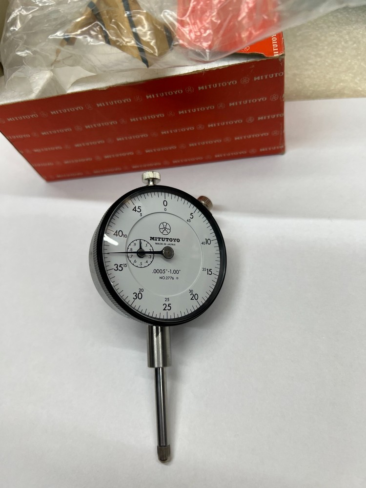 *NEW* MITUTOYO 2776 0-1" DIAL INDICATOR .0005 RESOLUTION