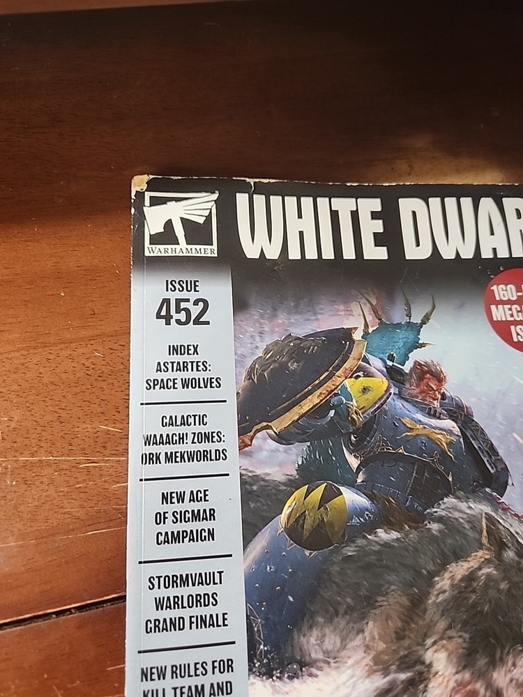 White Dwarf Warhammer Magazine Issue 452 Mega Size March 2020