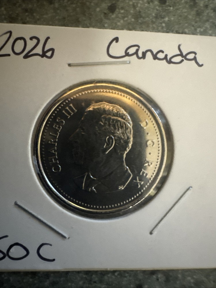 Qty2 2026 Canada 50 Cents Coins Uncirculated