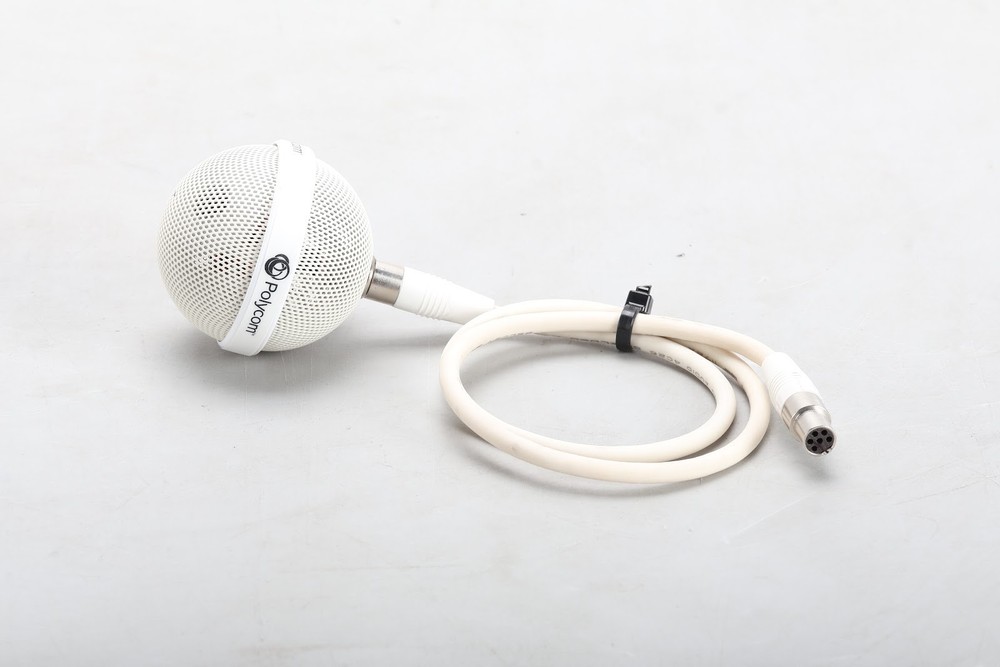 Polycom HDX CMA 2201-26932-001 Ceiling Microphone Array With White Microphone