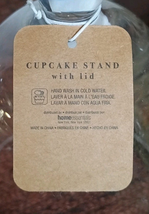 Rae Dunn "Devour" (Black Lettering) Cupcake Stand