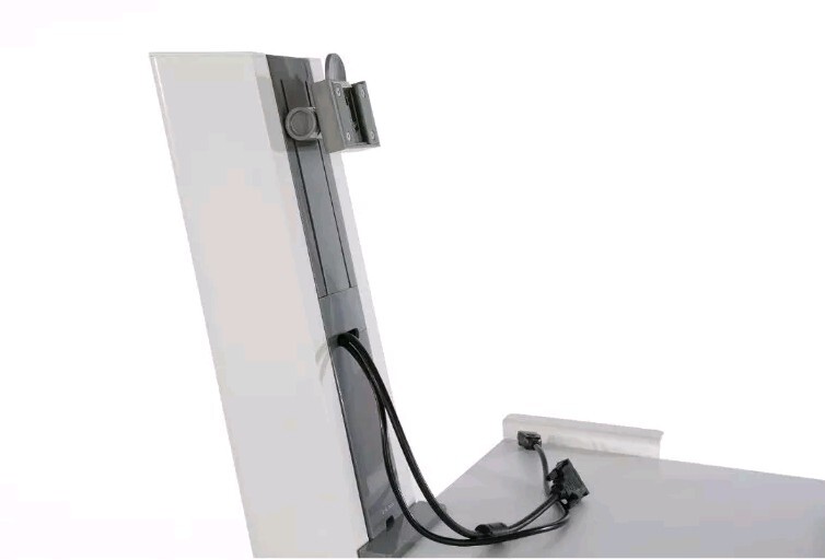 Humanscale QuickStand Light Mount Stand W/ Platform Sit-To-Stand Workstation