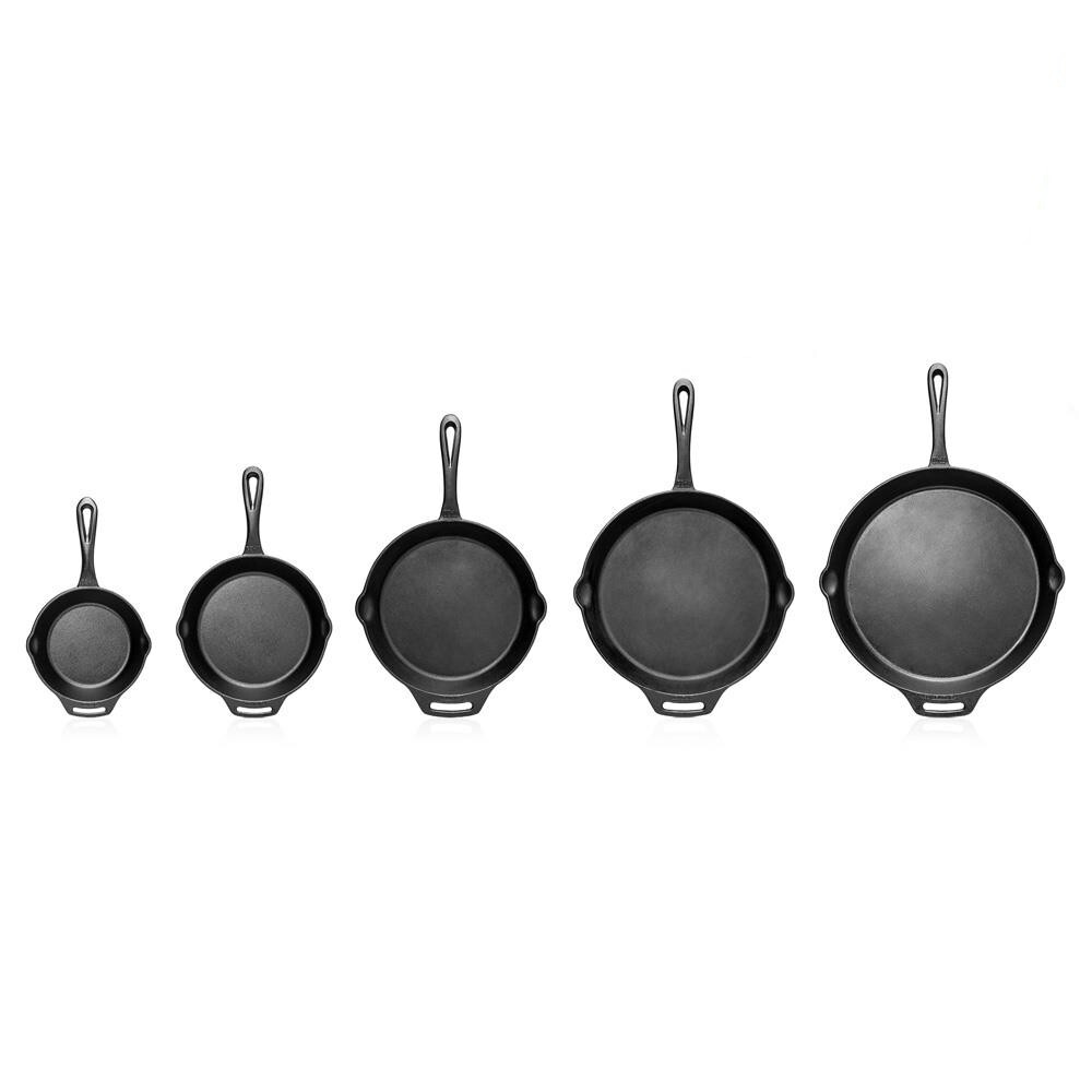 Petromax Cast Iron Fire Skillet for Kitchen or Camping, Long Handle
