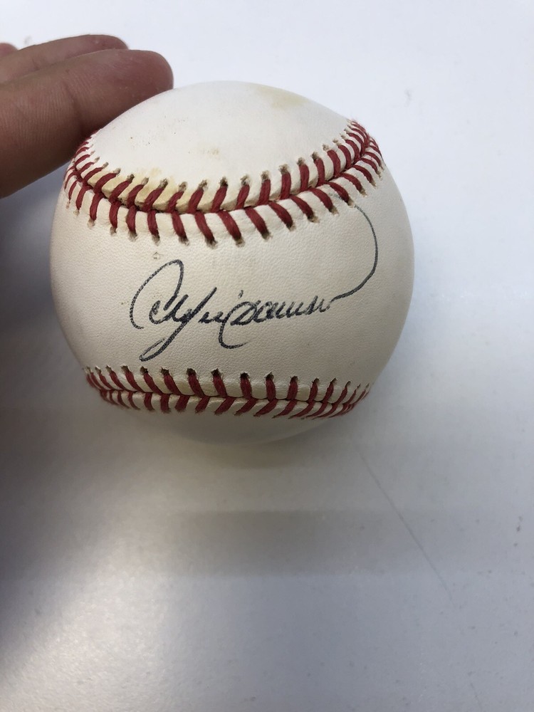 Andre Dawson Cubs Autographed Baseball JSA Authenticated