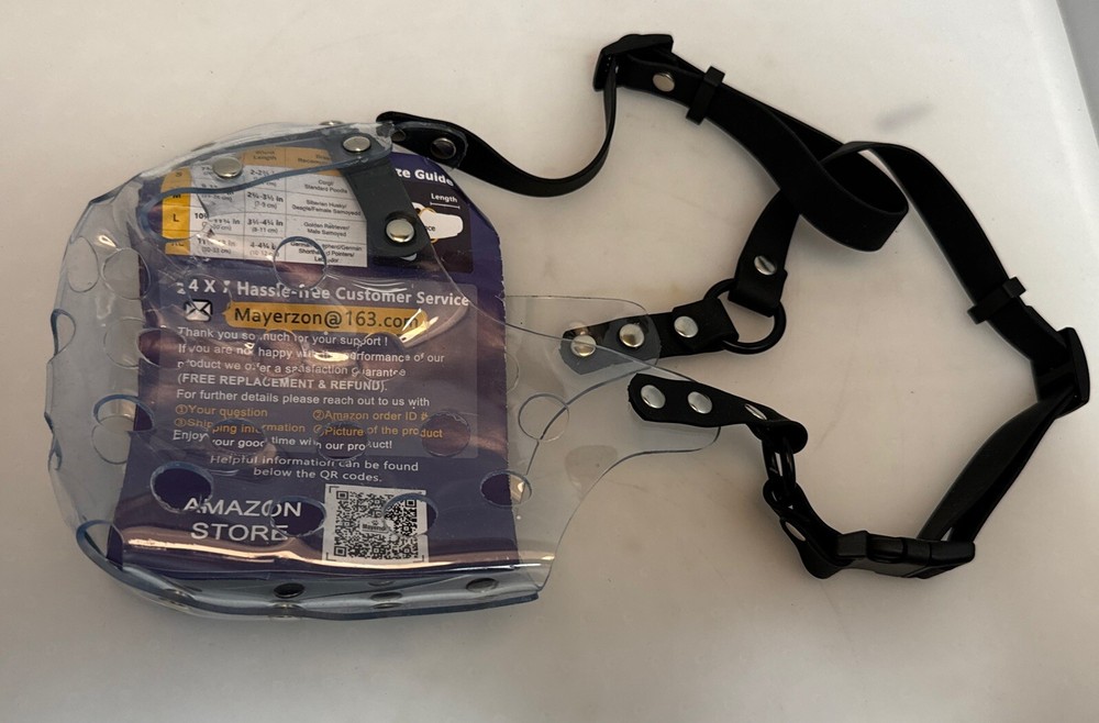 Mayerzon Dog Muzzle, Basket Muzzle for Small Medium Large Sized Dogs, Muzzle ...