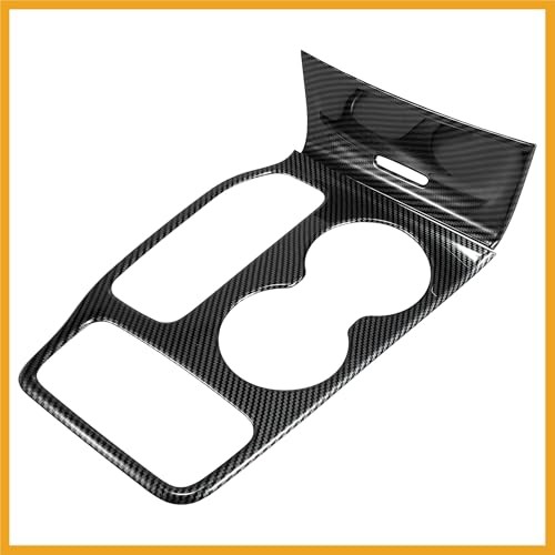 Carbon Fiber Pattern Car Interior Center Console Gear Shift Frame Panel Cover
