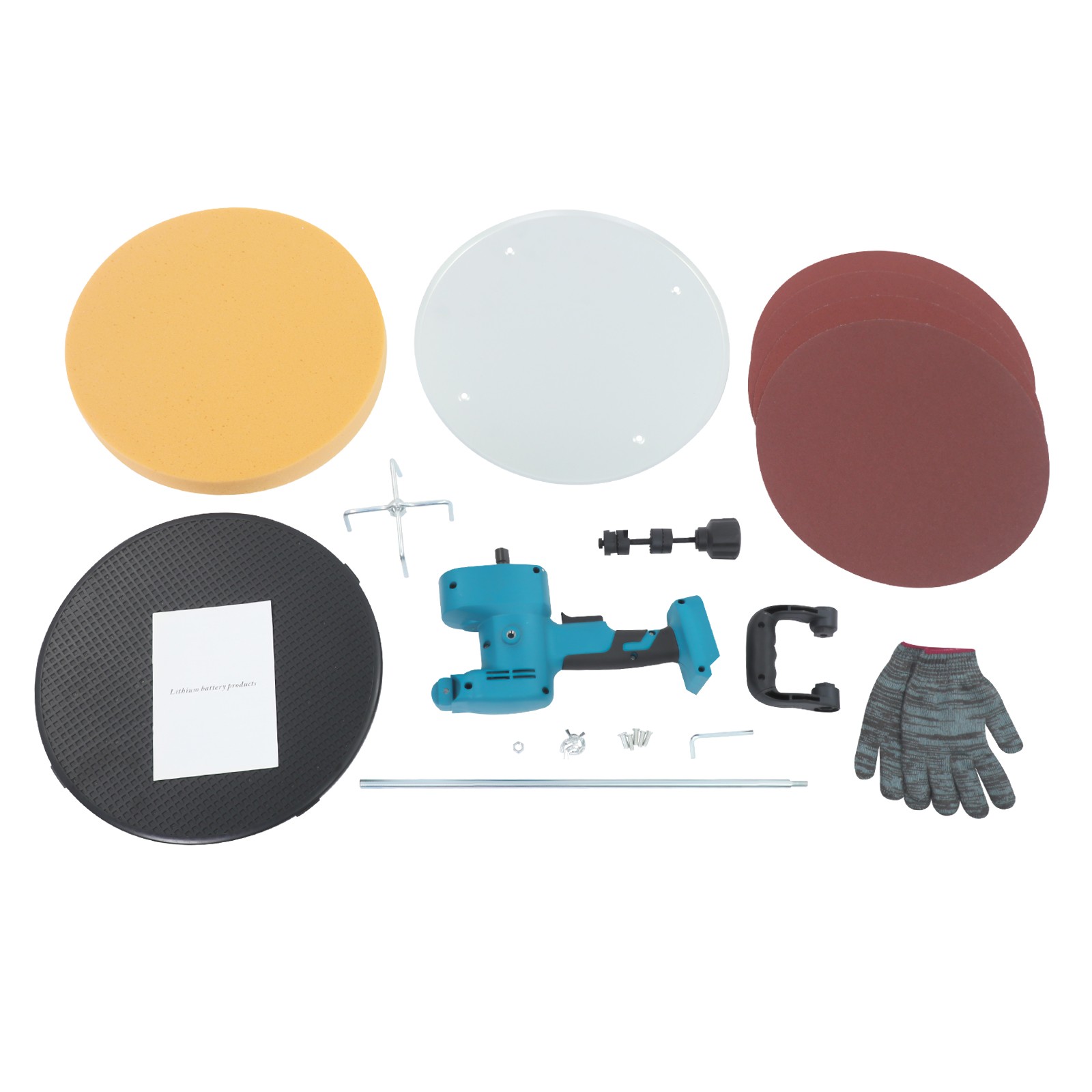 Electric Trowel Handheld Wall Smoothing Machine with Mixing Head 13.23 lbs SALE