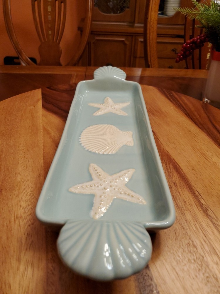 16" Rectangular Treat Tray Shoreline by HOMESTUDIO