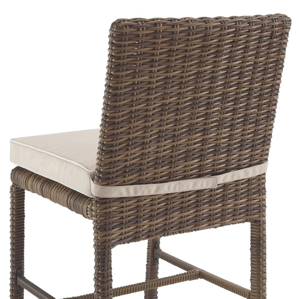 Bradenton 2Pc Wicker Outdoor Dining Chair Set