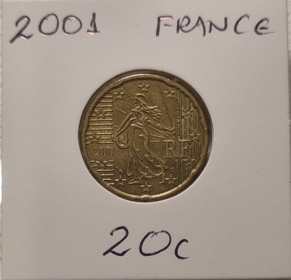 20 Euro Cent, France, 2001