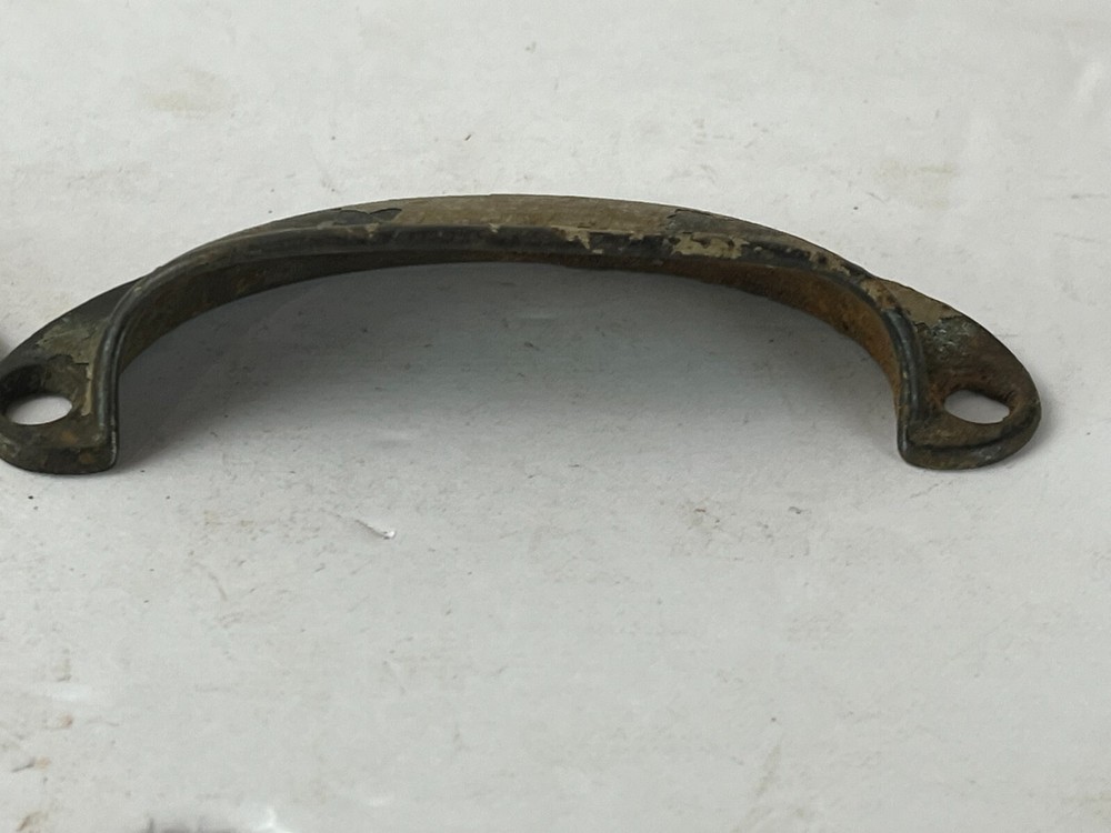 Lot 2 Vintage Metal Drawer Pull Cabinet Handle Cupboard Bin Hardware