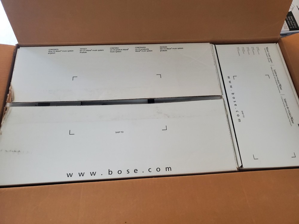 BOSE Wave Music System connect kit premium bundle-silver Works Great LOUD