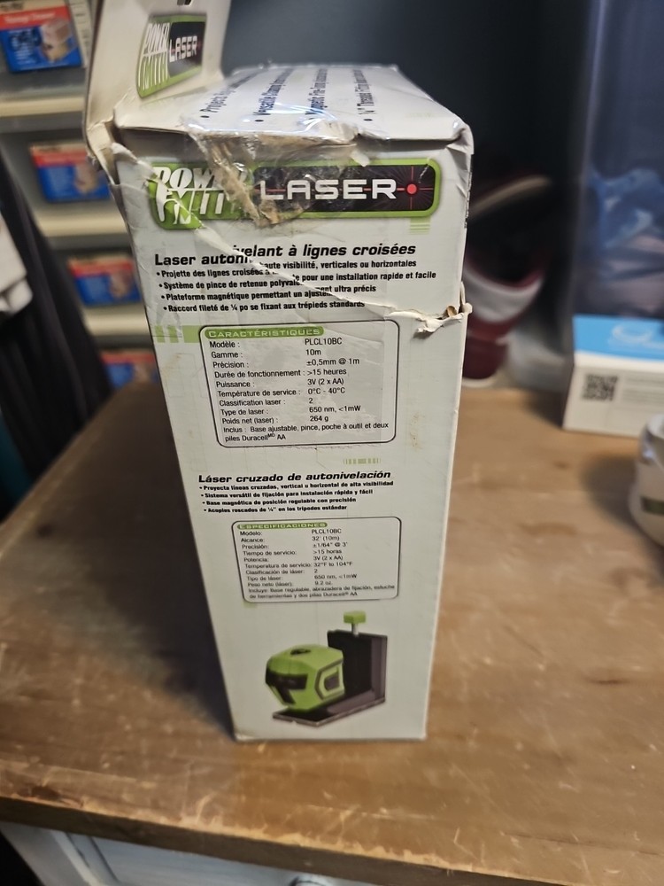 Power Smith Laser Self- Leveling- Line Laser Level Used One Time.