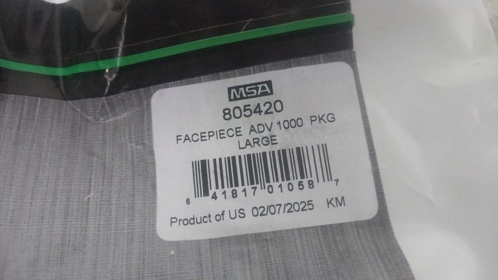 MSA 805420 Size Large Full Facepiece
