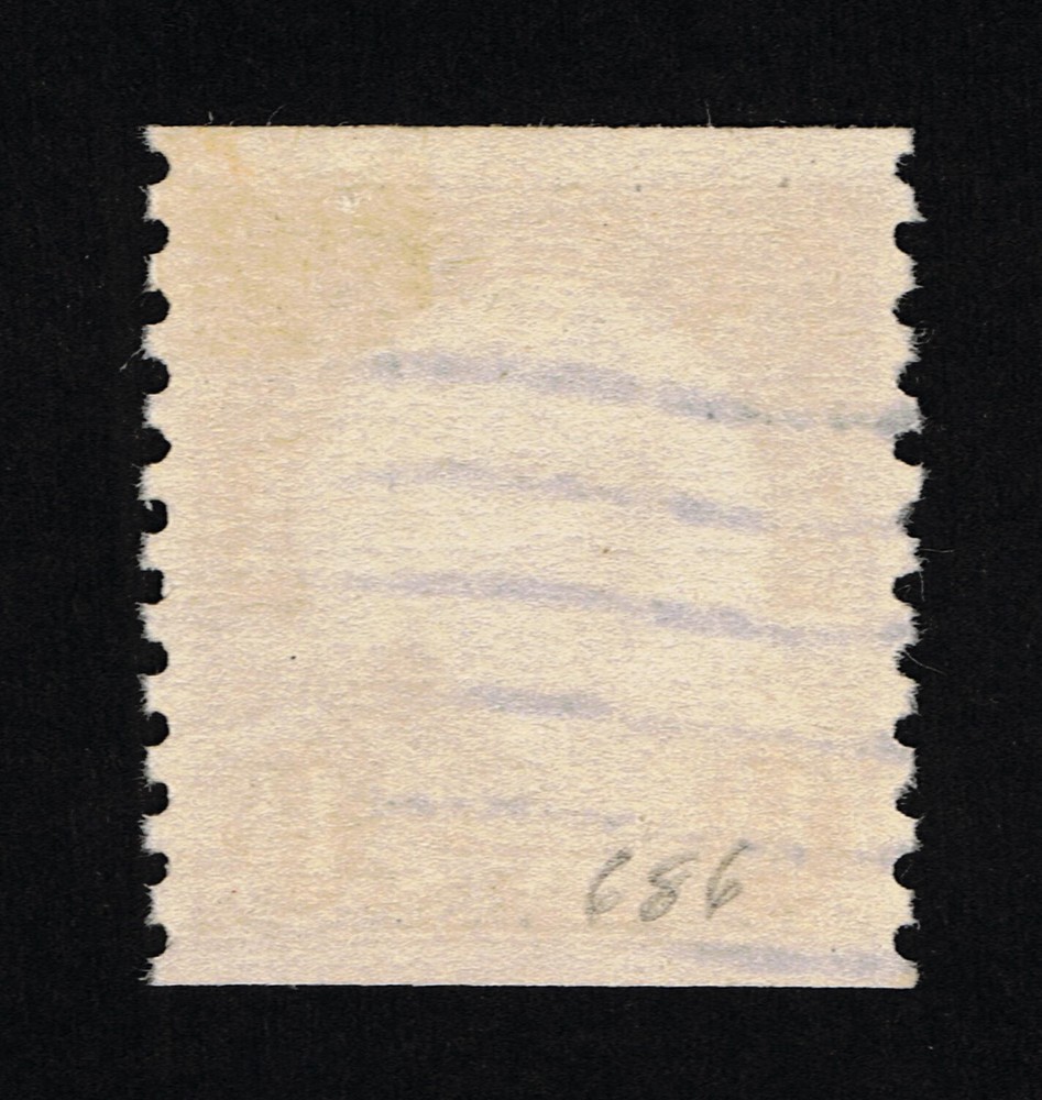 EXCEPTIONAL GENUINE SCOTT #686 USED COIL SINGLE PSE CERT GRADED VF-80 #9814