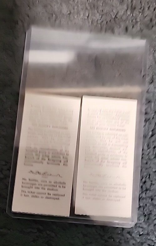 ⚾ 1975 NLCS PIRATES VS REDS Program & Ticket Stubs (2) Game 3 Score Kept RARE