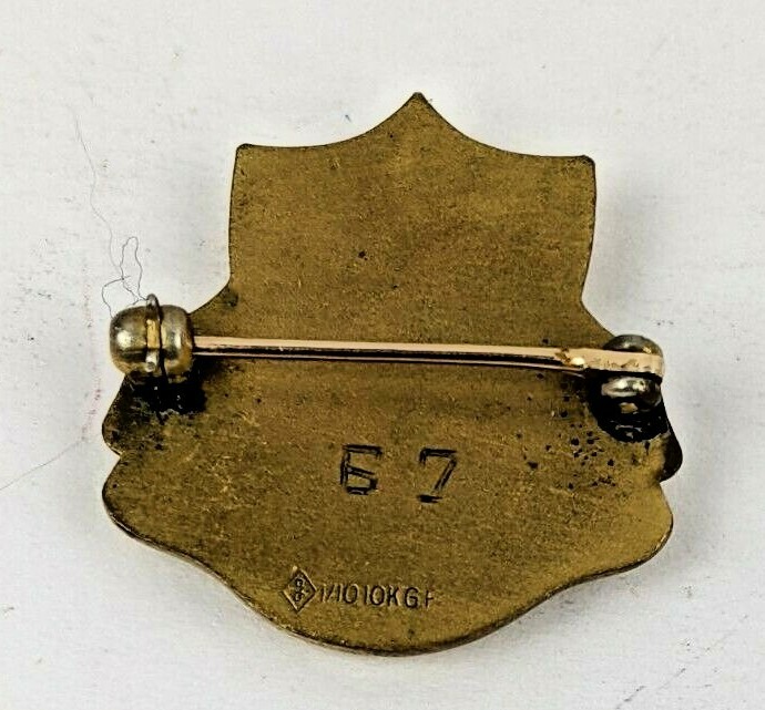 10K Gold Filled AUSTIN Practical Nurse Pin dated 1967