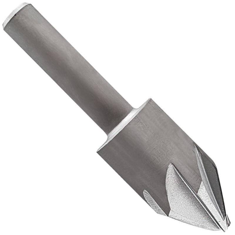 3/4" 60° 6-Flute Chatterless Countersinks - 2 pieces