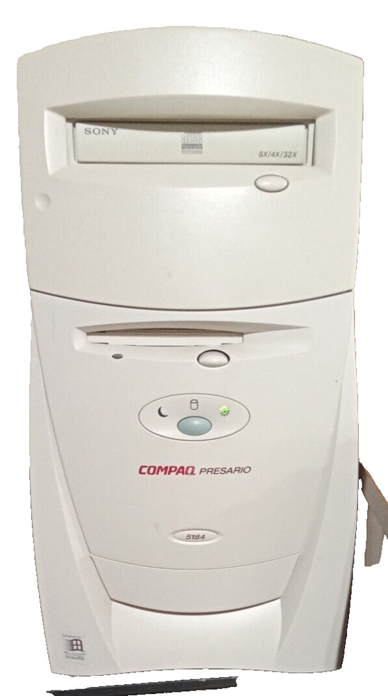 Vintage Compaq Presario 5184 Desktop Industrial/Gaming Computer