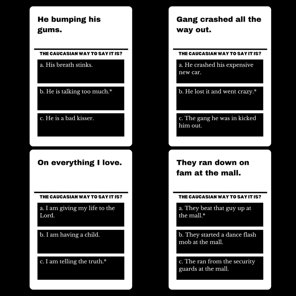 99 Black Slang Phrases!