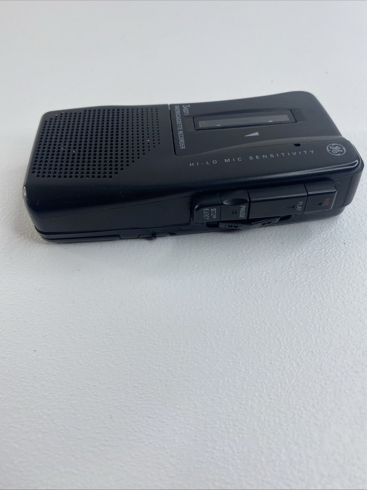 GE General Electric Microcassette Tape Recorder 3-5371B Tested