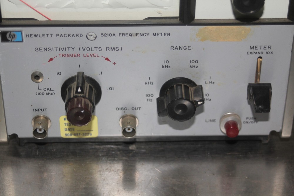 Vintage HP Hewlett Packard Frequency Meter 5210A