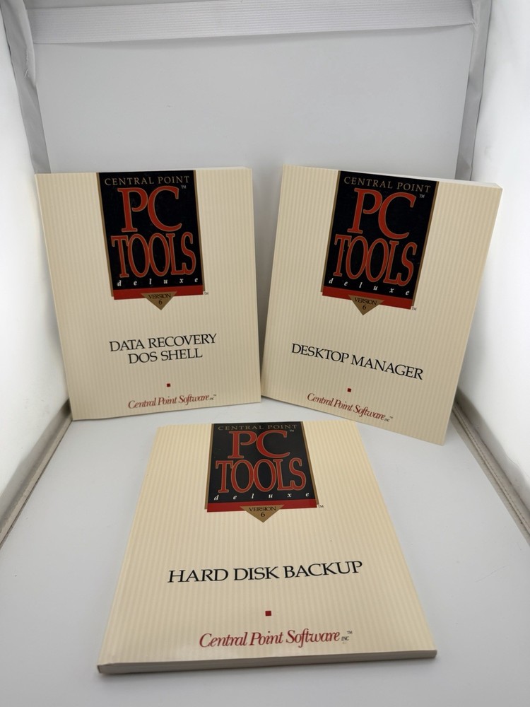 Vintage PC Tools Deluxe Version 6 DOS Software 5.25 & 3.5 Disks Complete Set