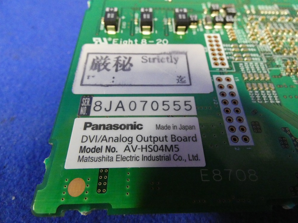 Panasonic AV-HS04M5 DVI/Analog Component Output Board for AV-HS410, 400, 450