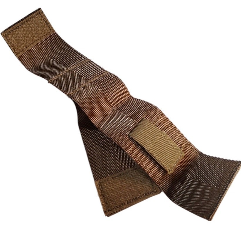 Custom Gear Cable Organizer Strap Coyote 10"x1.75" Hook & Loop