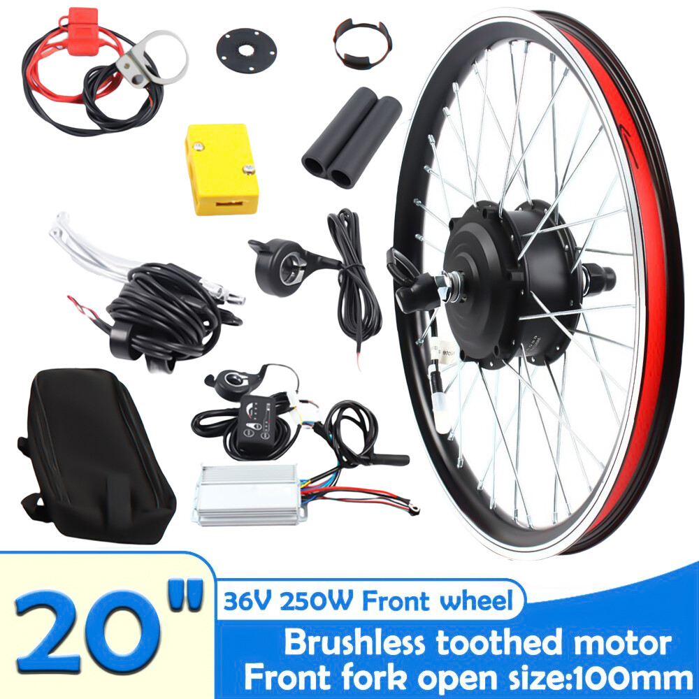 20" Front Wheel 36V 250W Electric Bicycle Conversion Kit with Throttle